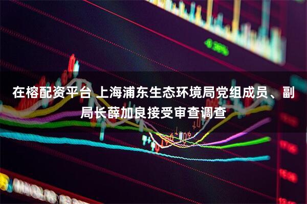 在榕配资平台 上海浦东生态环境局党组成员、副局长薛加良接受审查调查