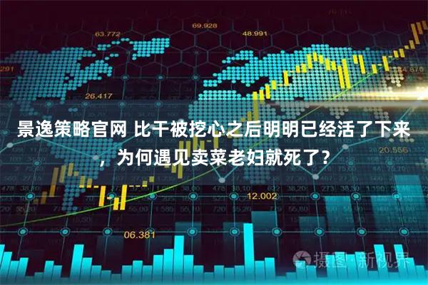 景逸策略官网 比干被挖心之后明明已经活了下来，为何遇见卖菜老妇就死了？